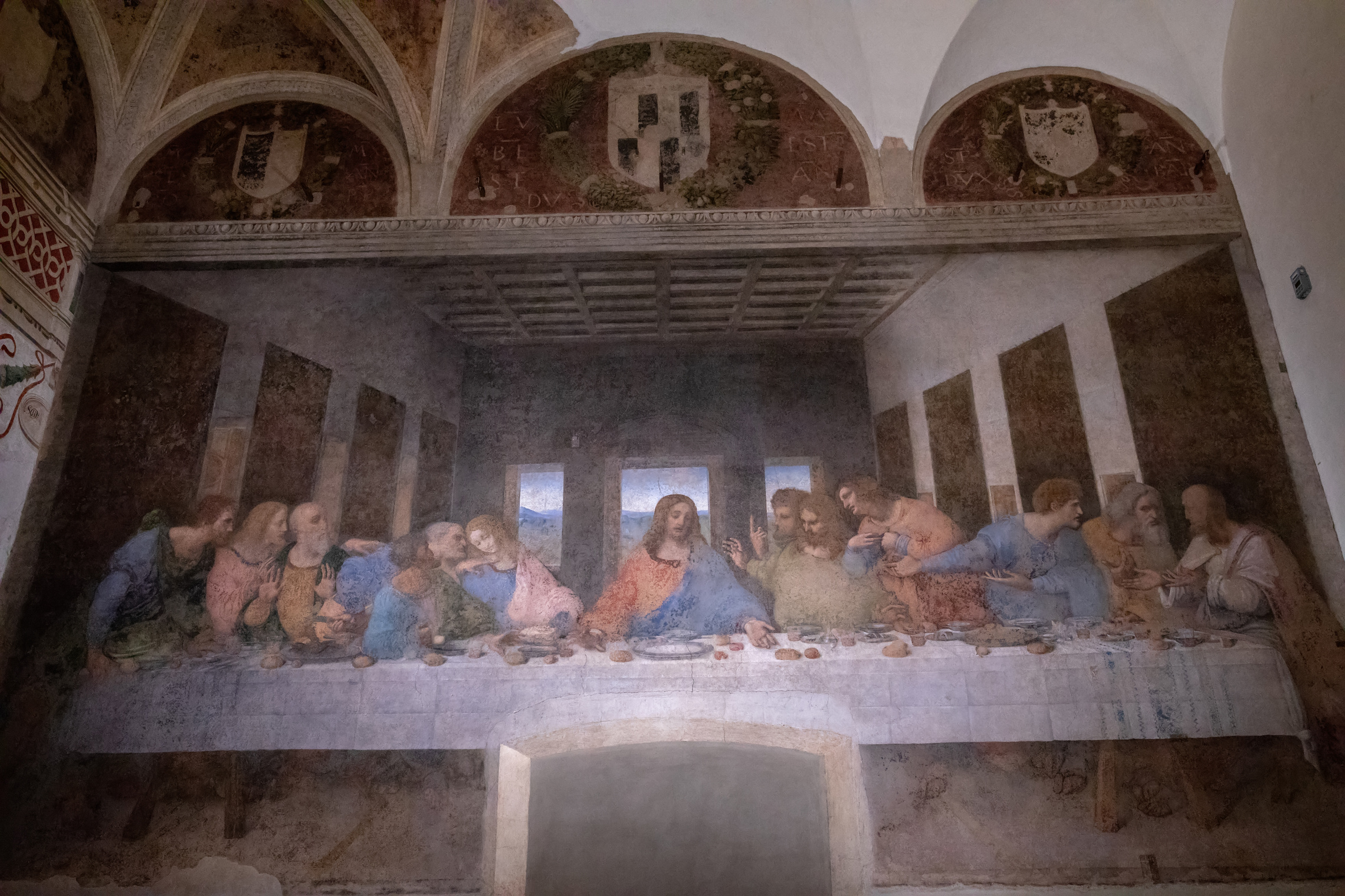 Picture of the Last Supper by Leonardo Da Vinci